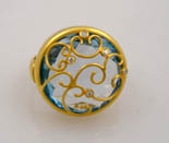 R00 Blue Topaz-Pavee - Thumbnail R00 Blue Topaz-Pavee - Thumbnail